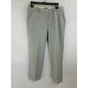 Talbots Signature Dress Capri Pants Gray 4 Petite